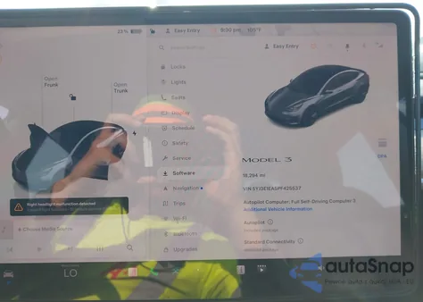 2023 Tesla Model 3 Rear-Wheel Drive from USA, damaged, VIN 5YJ3E1EA5PF425537